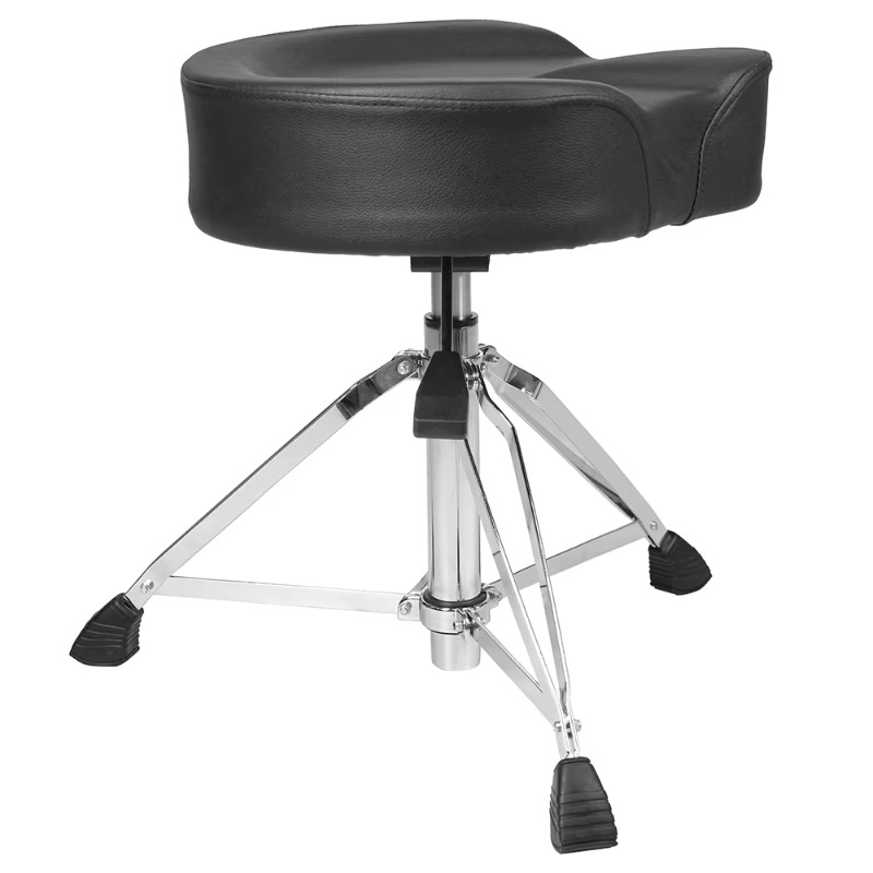 Drum Throne Adjustable - Sgabello per Batteria con Cuscino in