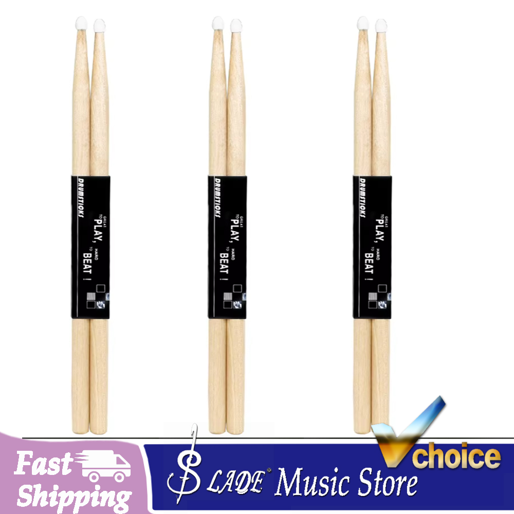 Drumsticks 5A Maple - IRIN 1/5/10 Paia 5A/7A Bacchette in