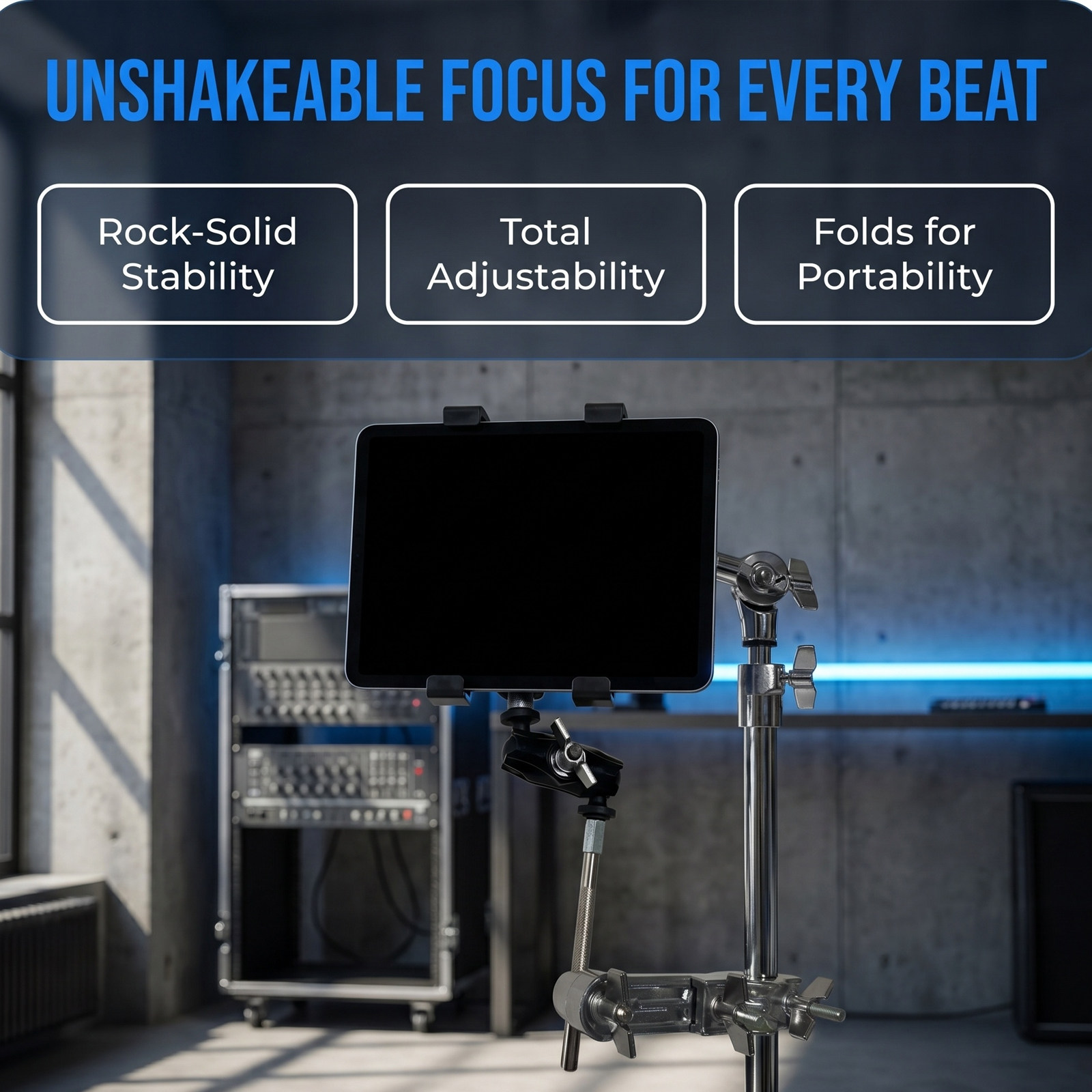 Supporto per tastiera da batte - Electronic Drum Rack Stand recensione e prezzo