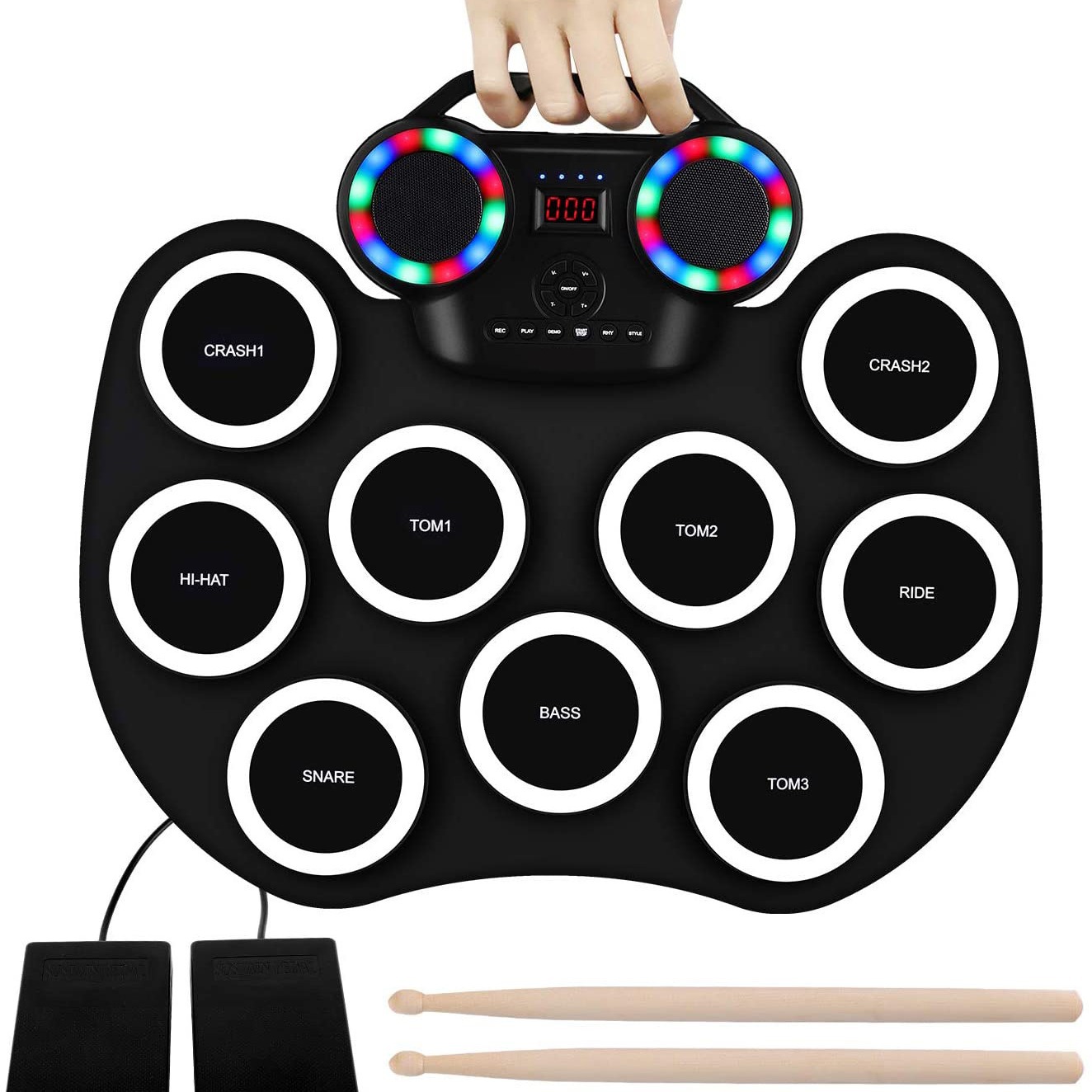 Batteria elettronica portatile - Electronic Drum Set Roll Up recensione e prezzo