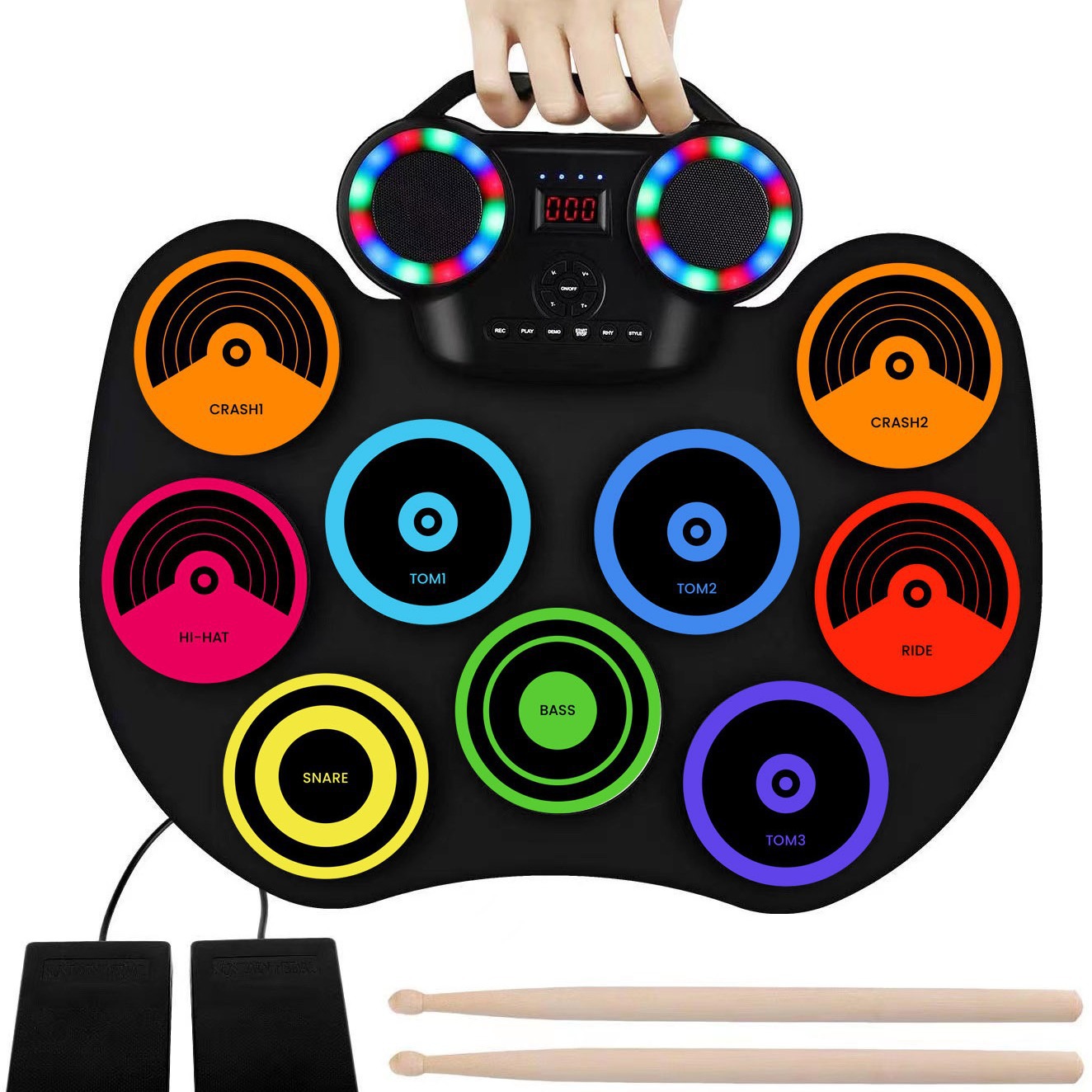 Batteria elettronica portatile - Electronic Drum Set Roll Up recensione e prezzo