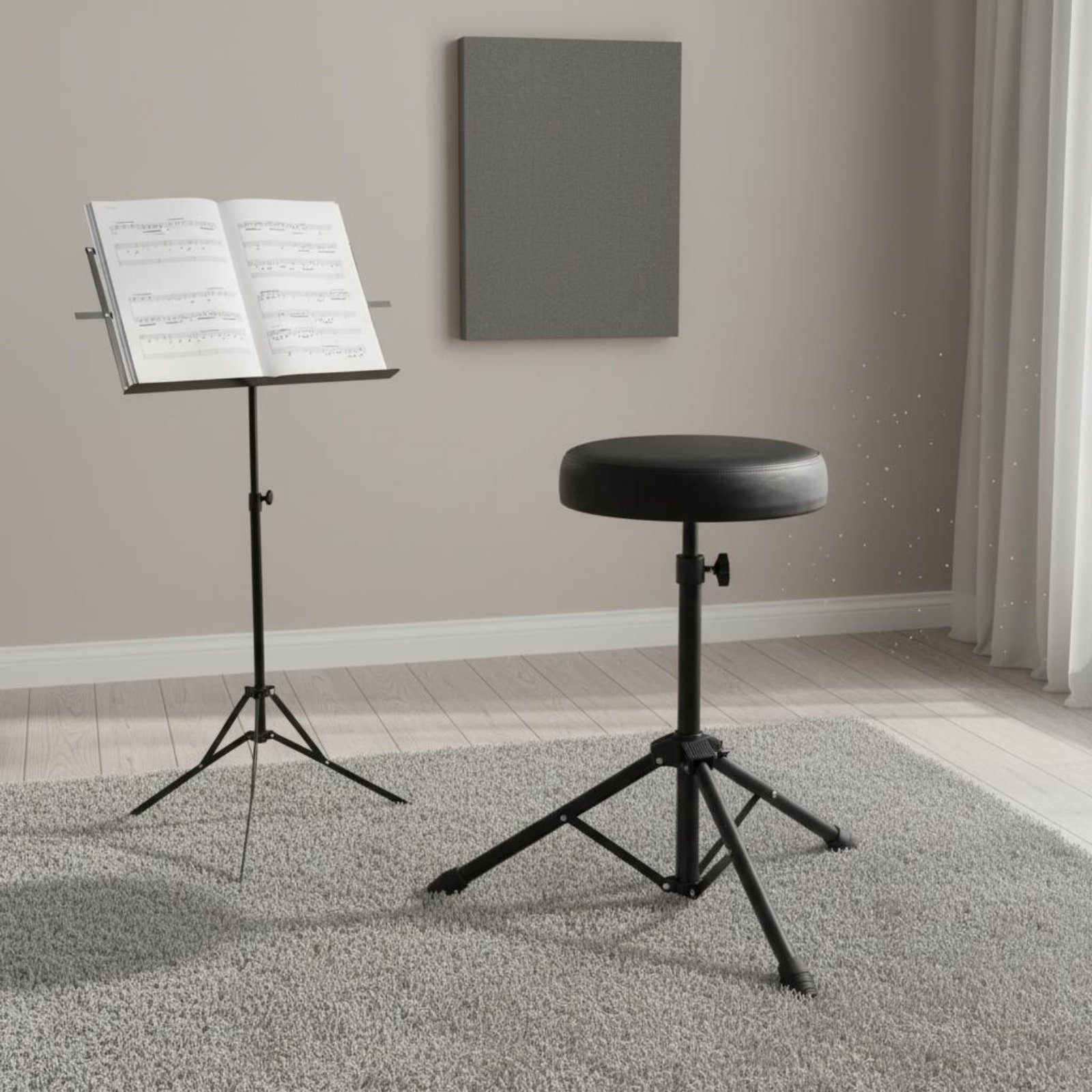 Sgabello per Batteria Rotondo  - Drum Throne Adjustable recensione e prezzo
