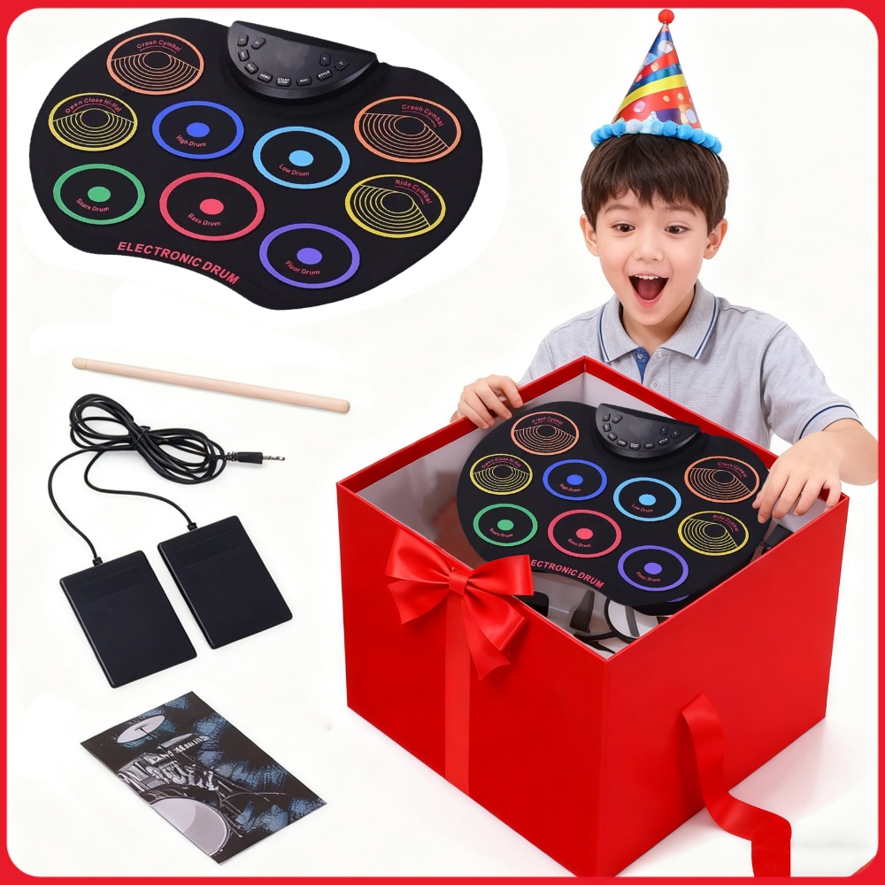 Set di batteria elettronica co - Electronic Drum Set Roll Up recensione e prezzo