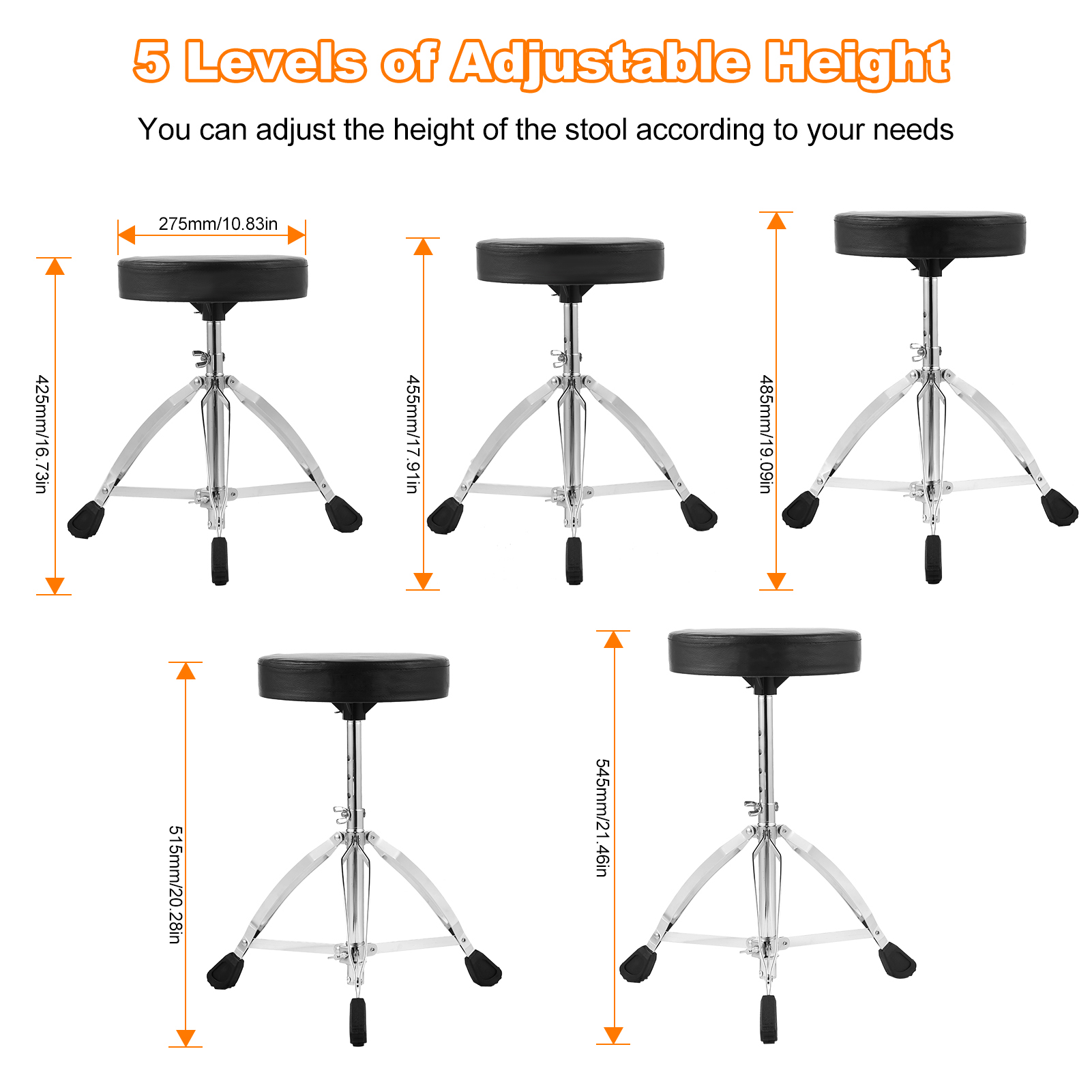 Sgabello Universale per Batter - Drum Throne Adjustable recensione e prezzo