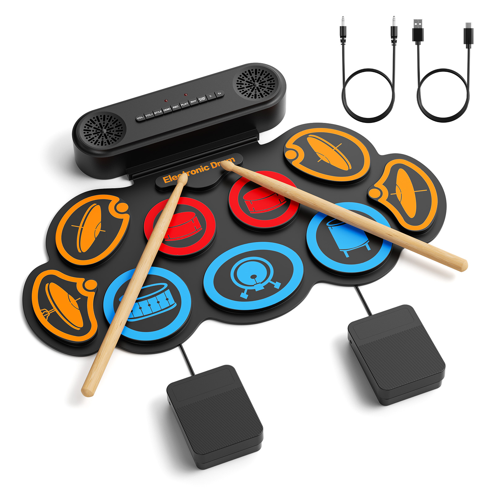 Set di Batteria Elettronica co - Electronic Drum Set Roll Up recensione e prezzo